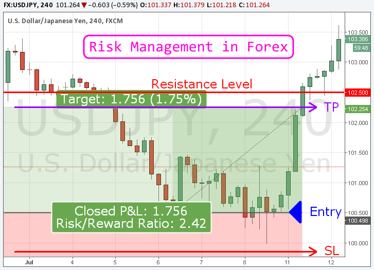 Money and Risk Management in Forex